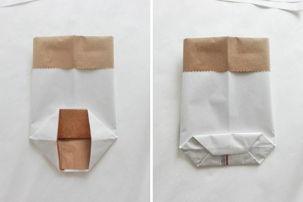 papierowa torba DIY