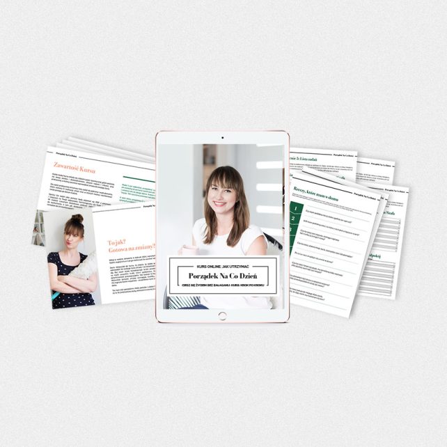 Kurs PDF "Jak utrzymać porządek na co dzień?"